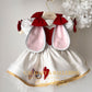 Wonderland White Rabbit Fairytale Dress (Ages 1–6 yrs) |  Kids Couture Outfit