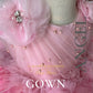 handmade bodice and pleated tulle  Pink Dress for Toddler Girl