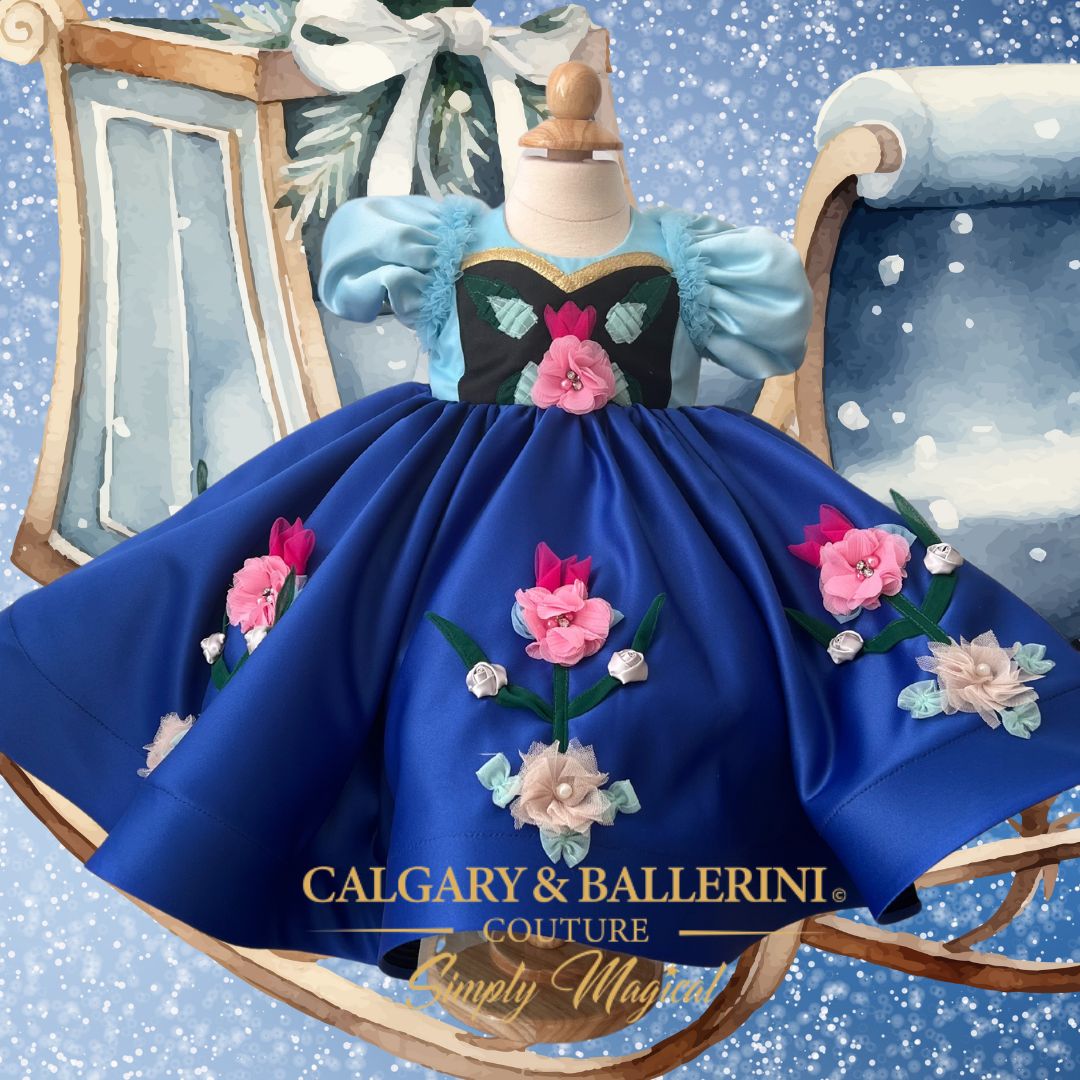 Princess Dress for Girls Snow Queen Coronation Calgary and Ballerini
