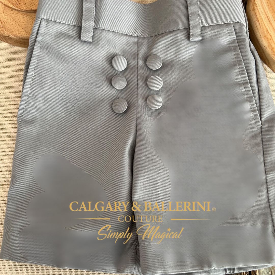 Shop Artisan Embroidered Boys First Birthday Suit – Luxury Circus Theme Milestone Outfit with Tailcoat, Calgary and Ballerini.