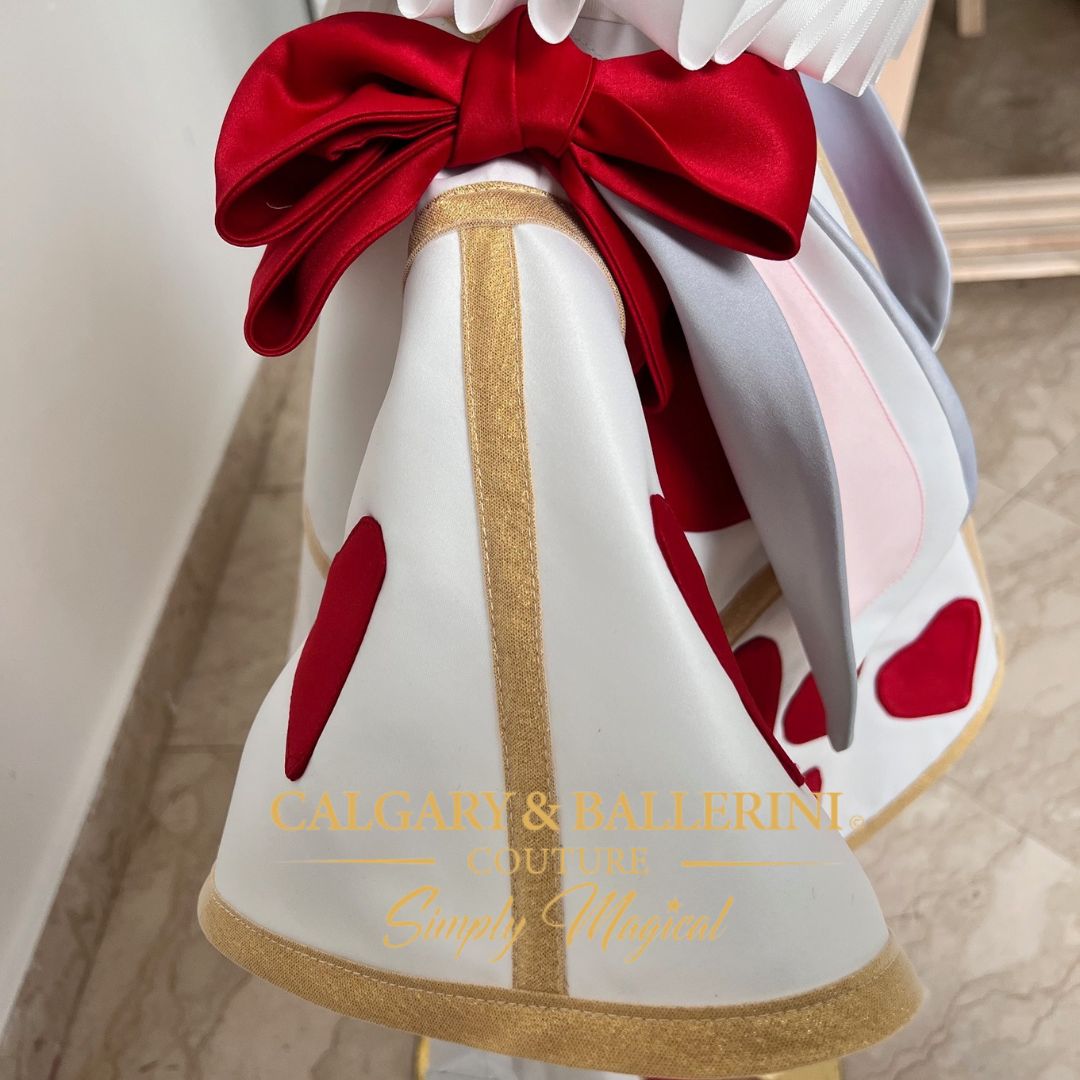 Shop Artisan Fabrics Boys Luxury Birthday Suit – Close-up of Handmade White Rabbit Jacket Embroidery and Premium Materials, Calgary and Ballerini.

