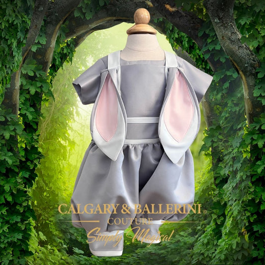 English Garden Heirloom Boys Couture "Easter Bunny Romper"