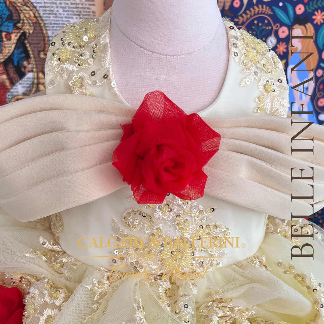 Baby Girl Dresses Couture yellow Bell dress for baby girls by Calgary and Ballerini