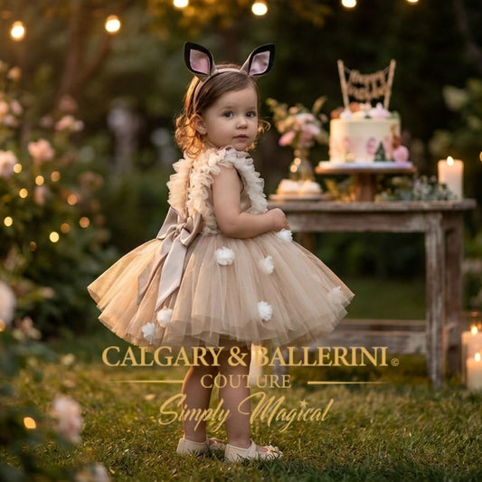 Baby Deer Storybook Birthday Dress