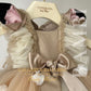 baby deer costume dresses for girls side view of bambi ears on shoulders 