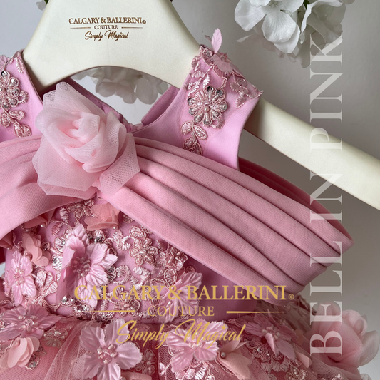 close up pink bodice ad lace details 