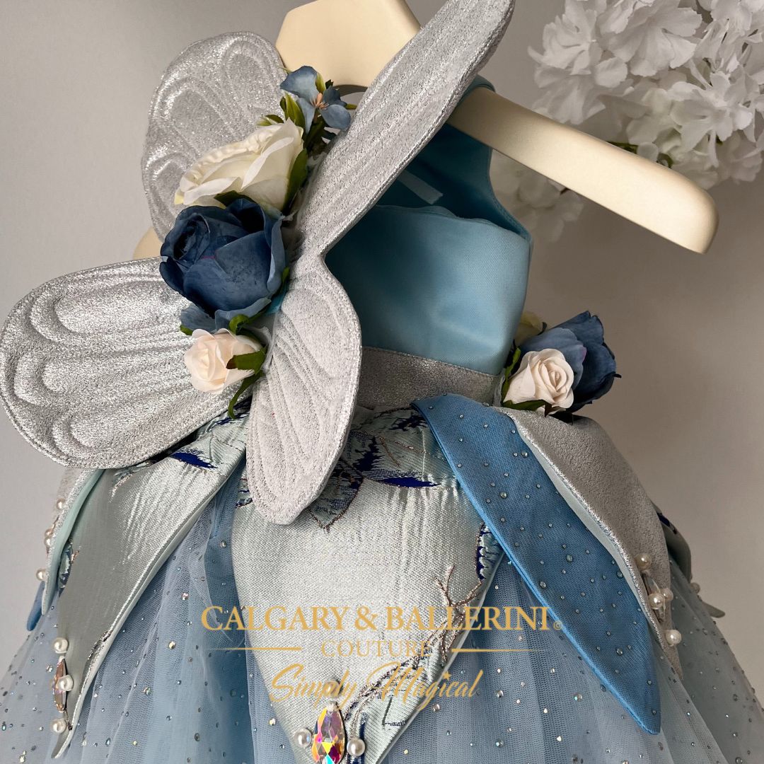 Luxury Blue Fairy Costume – Couture Dress for Magical Moments