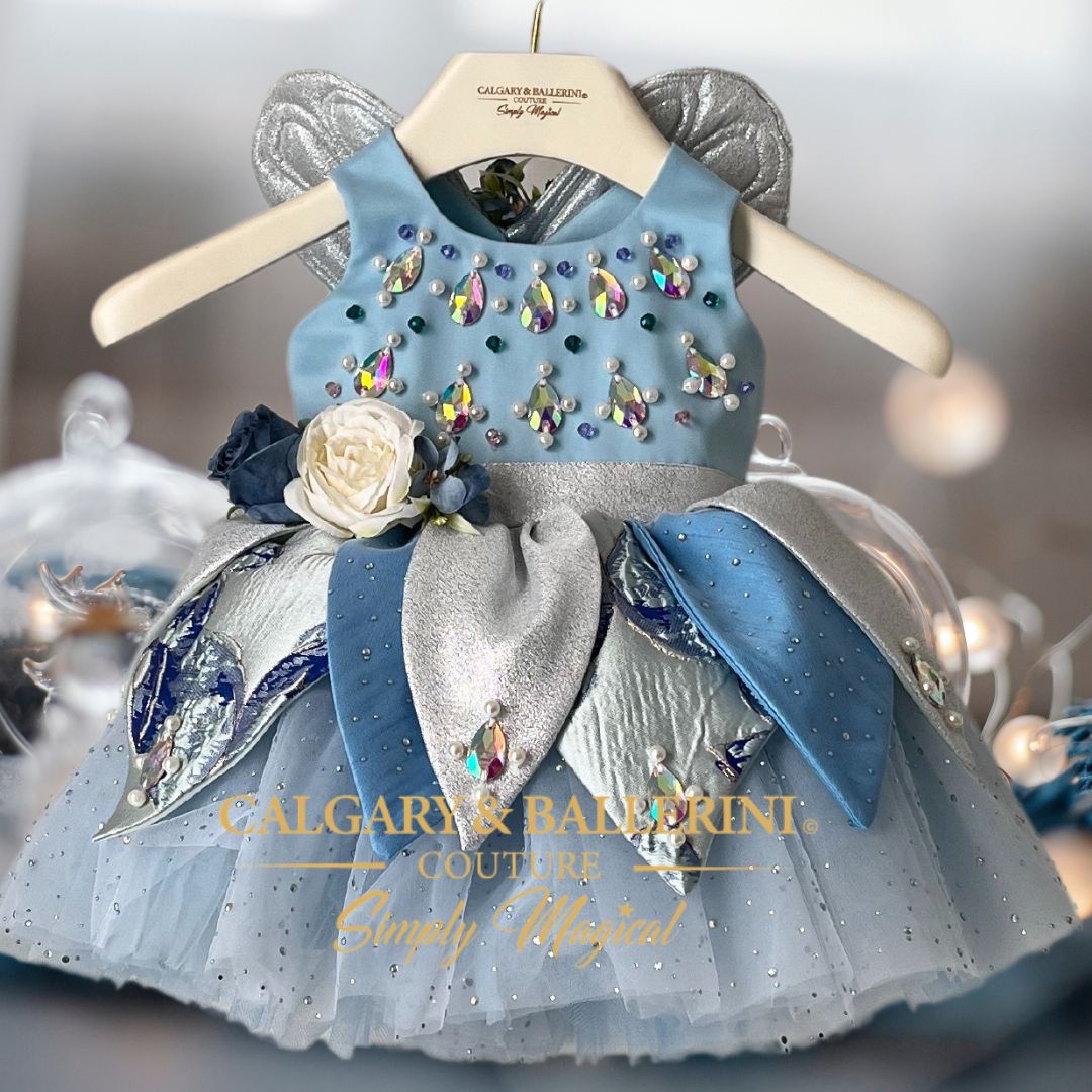 Luxury Blue Fairy Costume – Couture Dress for Magical Moments