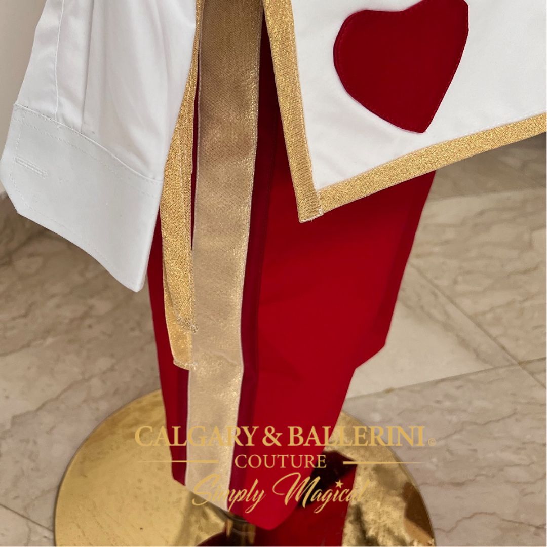 Buy Boys Storybook Birthday Outfit – Detailed View of Handmade White Rabbit Accessories and Fine Stitching for Luxury Events, Calgary and Ballerini.