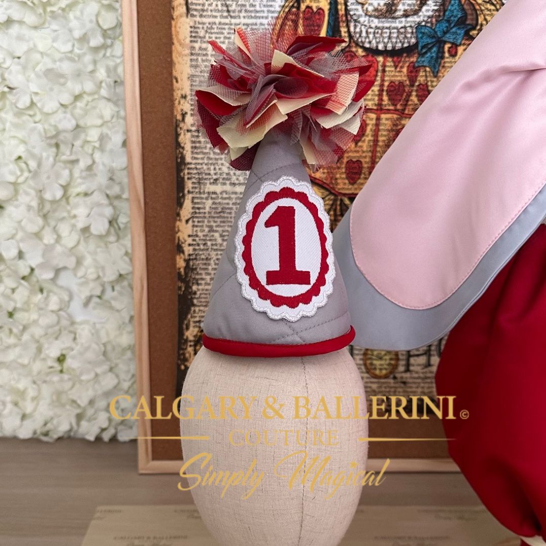 1st Birthday Baby Boy Circus Elephant Romper (Ages 1–3 yrs) |  Kids Couture