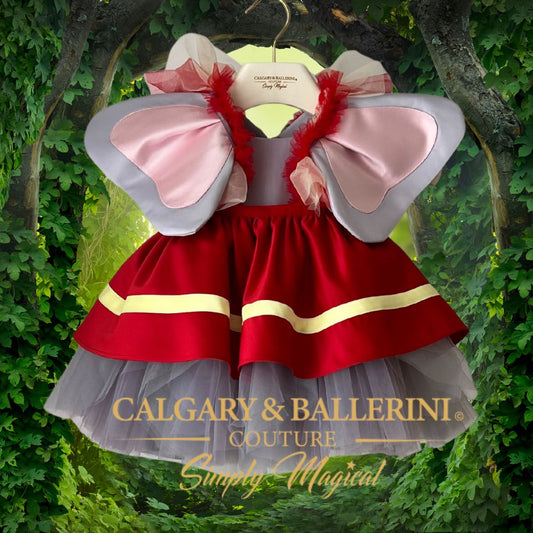 Buy birthday party luxury Baby Girl Elephant Circus Birthday Dress – Luxury Dumbo Inspired Heirloom Gown for 1st Birthday Parties and Portraits, Calgary and Ballerini.