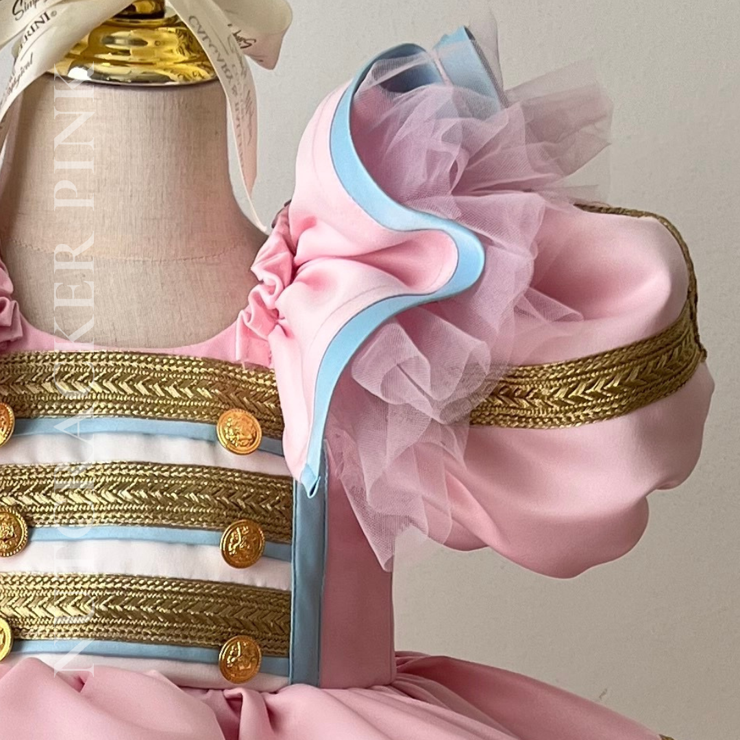 Shop Fancy Little Girl Christmas Dresses​ Gold & Pink Holiday Edit 6