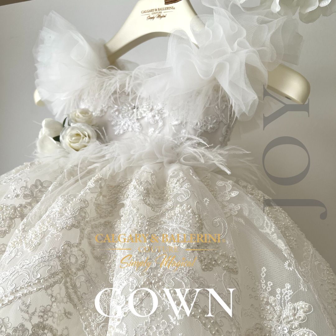 Shop Bespoke Amalfi Cathedral Couture White Baptismal Gown 2026 Size 3