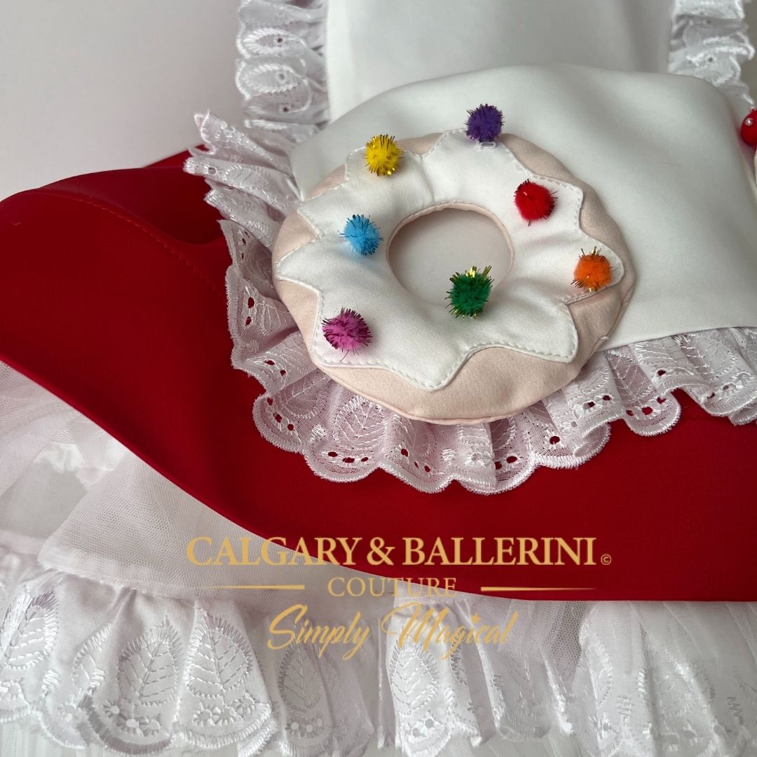 Luxury Christmas Bake Shoppe Kids Couture Ensemble $499 (Ages 6M–6 yrs)