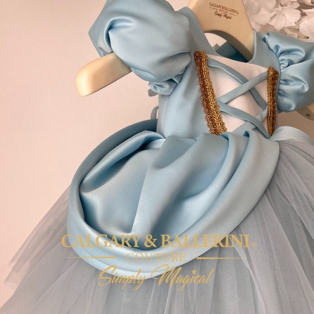 baby blue princess dress for toddlers Cinderella Child - Cinderella Toddler Dress 6 3 Years (100cm) 58 Long Sleeve One Strap Color:pink/multi print split toe dres shoes