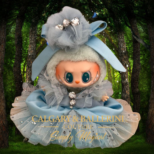 Cinderella Couture Outfit for Labubu Doll