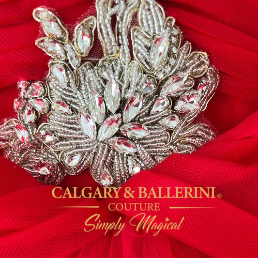 Red Cinderella Couture Christmas Kids Gown $399+ (Ages 1–6 yrs)