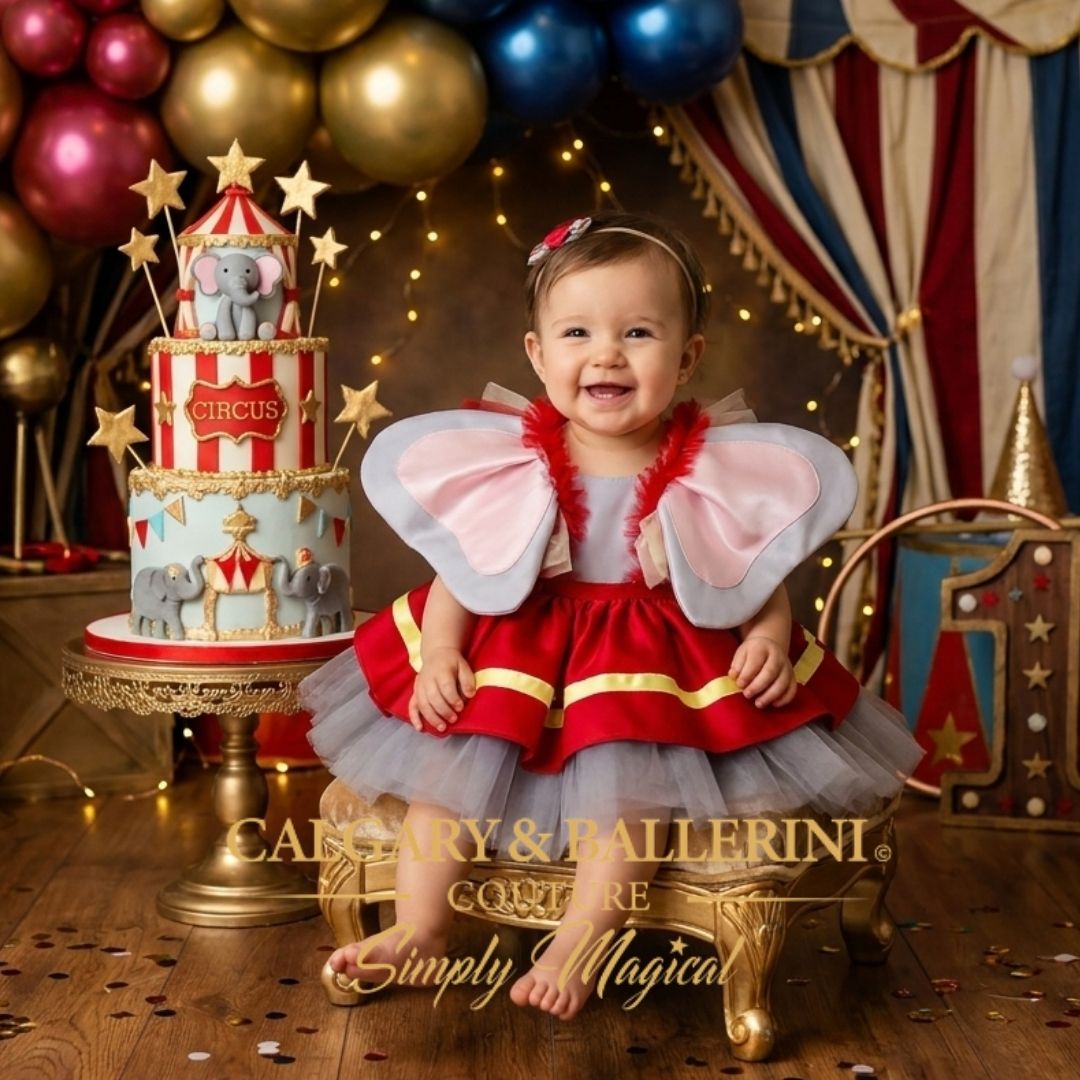 First Birthday Tutu Dress | Circus Elephant
