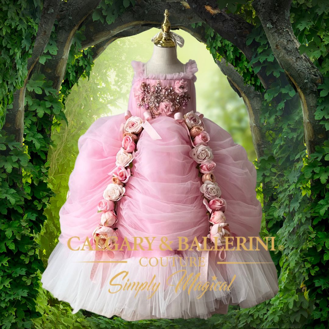 Girls Christmas Dress (Ages 6M–10 yrs) | Clara & The Nutcracker Luxury Holiday Dress