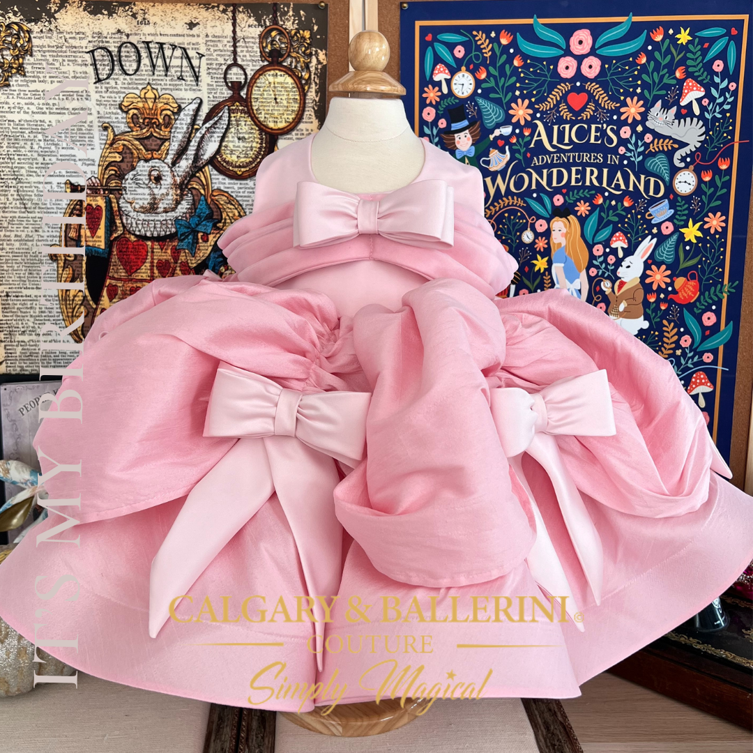 Shop Coquette Wizarding World Heirloom Magic Themed Birthday Dress – High-End Pastel Wand and Lace Wizardry Gown for Milestone Portraits, Calgary and Ballerini.