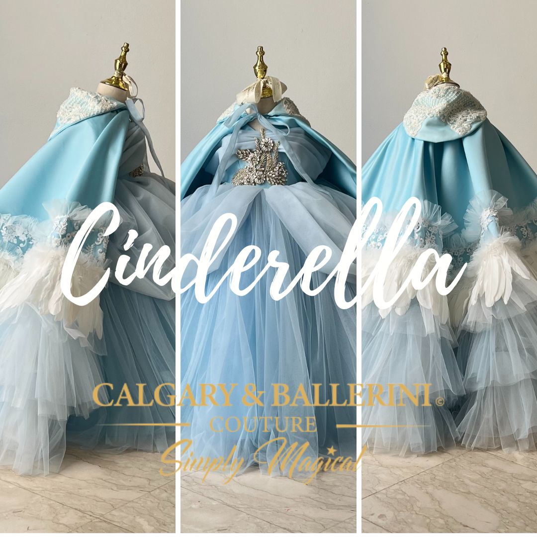 Cinderella Costume designer couture dresses toddlers and girls 