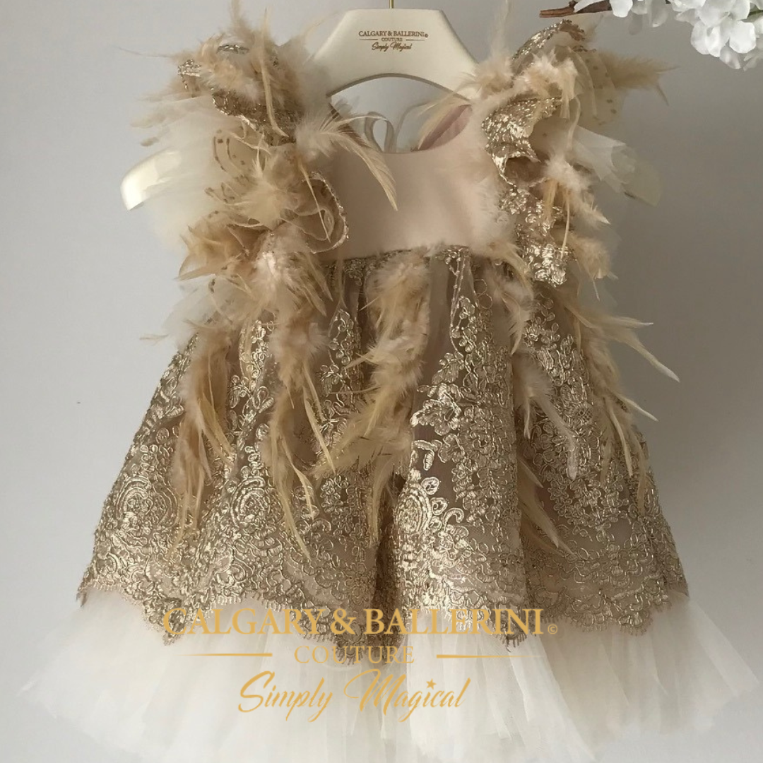 kids couture birthday dress for girls