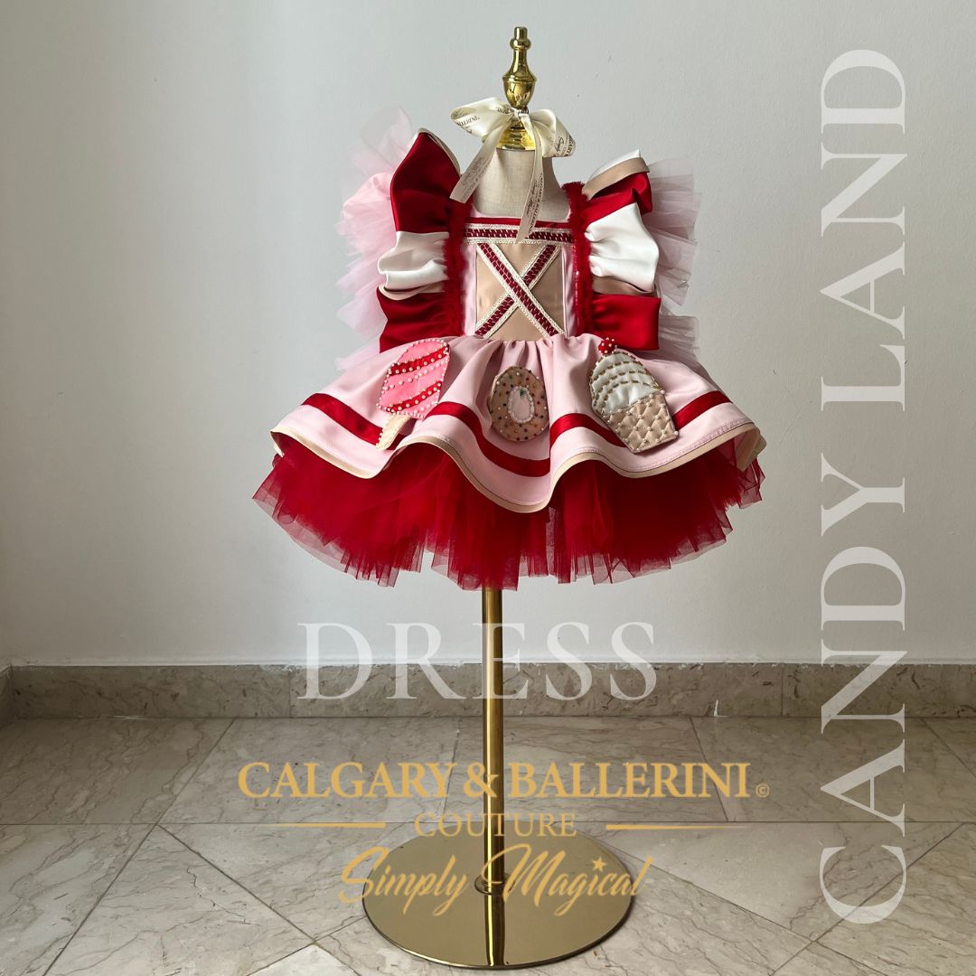 Custom Candyland Dress for Princess-Themed Events and Photoshoots