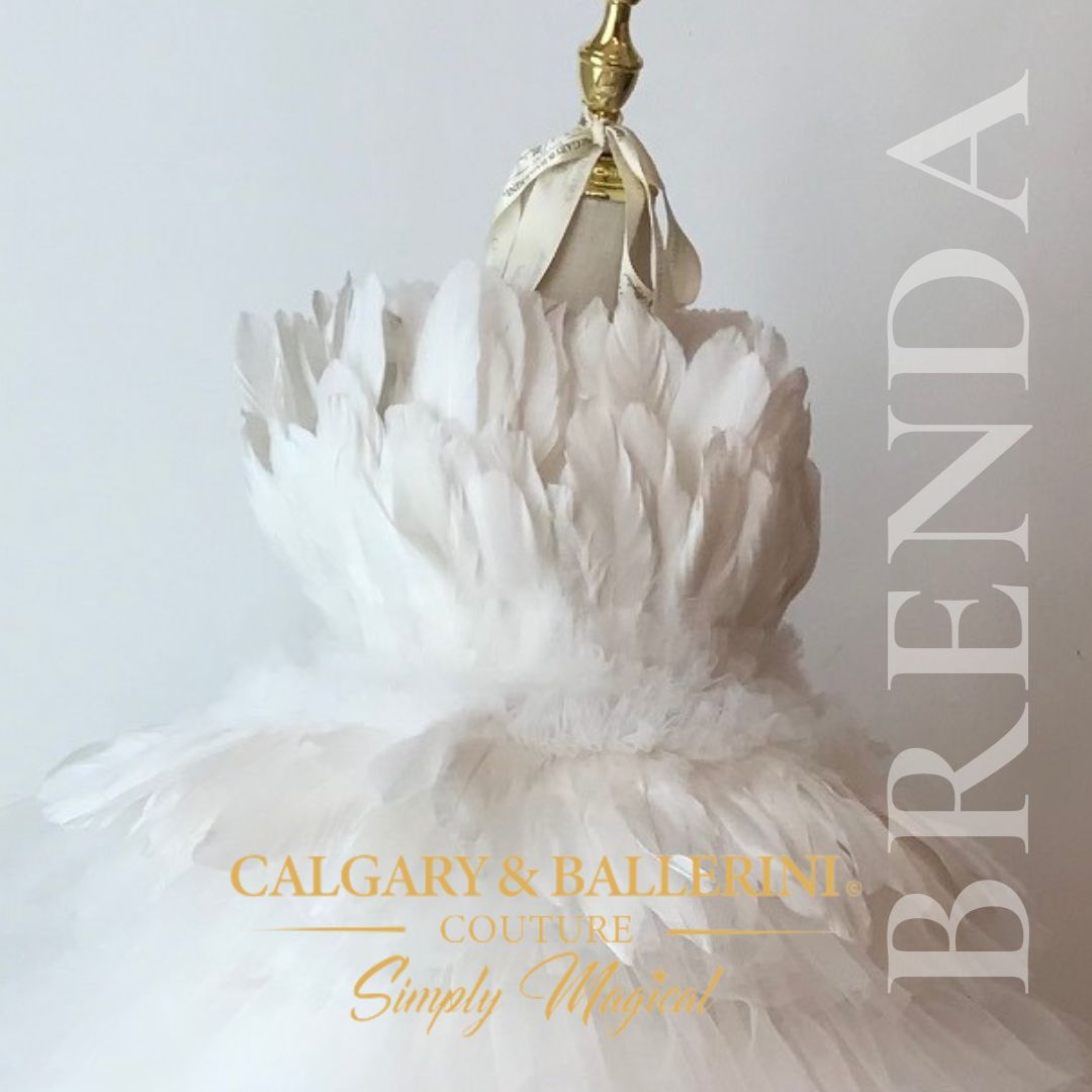 Shop Designer Girls Debutante White Ball Gown with Feathers 14 Shop Designer Girls Debutante White Ball Gown with Feathers 14