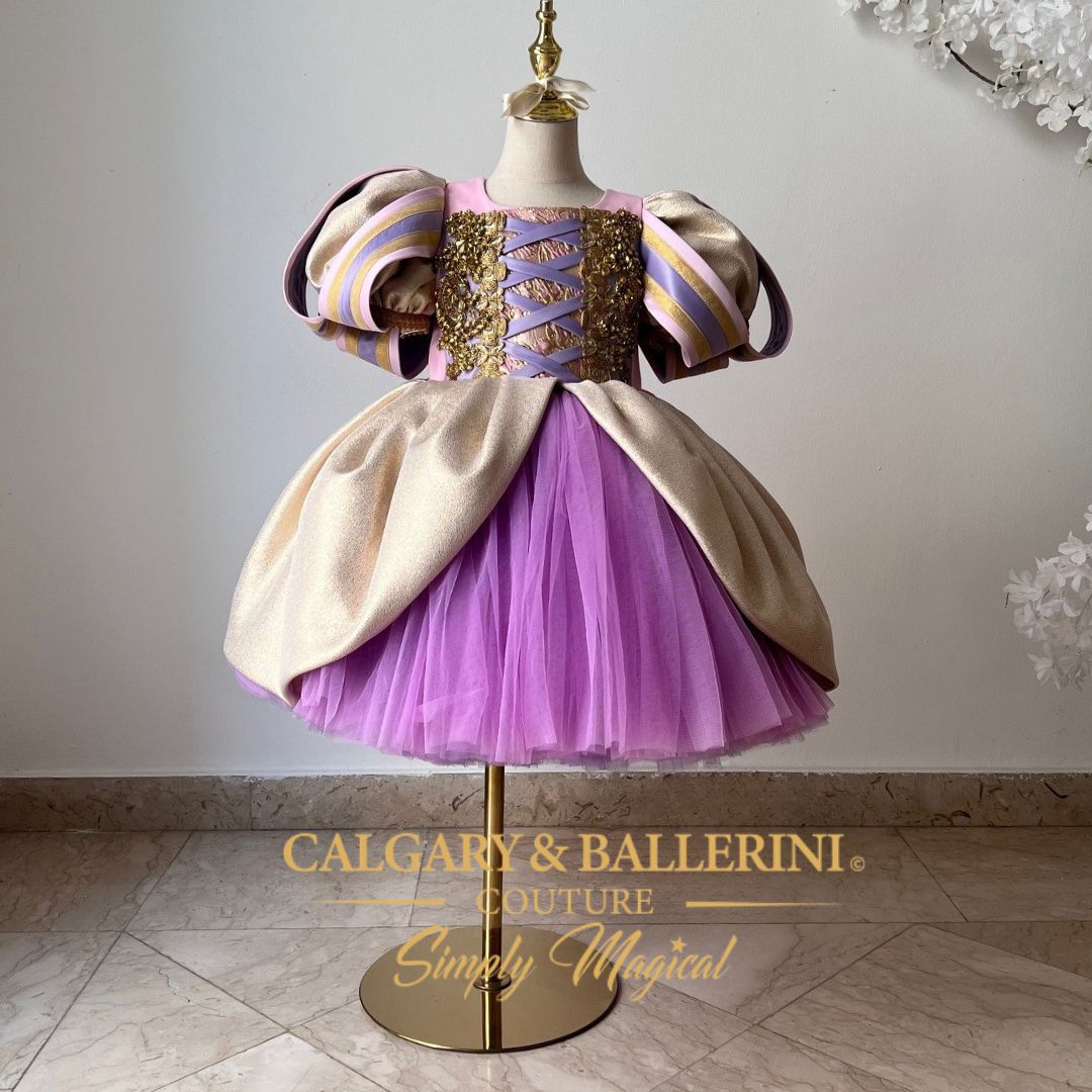 designer princess rapunzel dress  