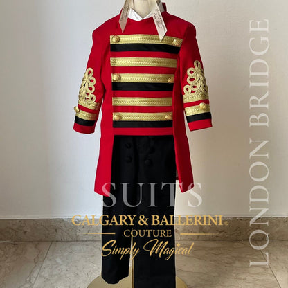 Elegant Toy Soldier Suit for Boys Holiday Events