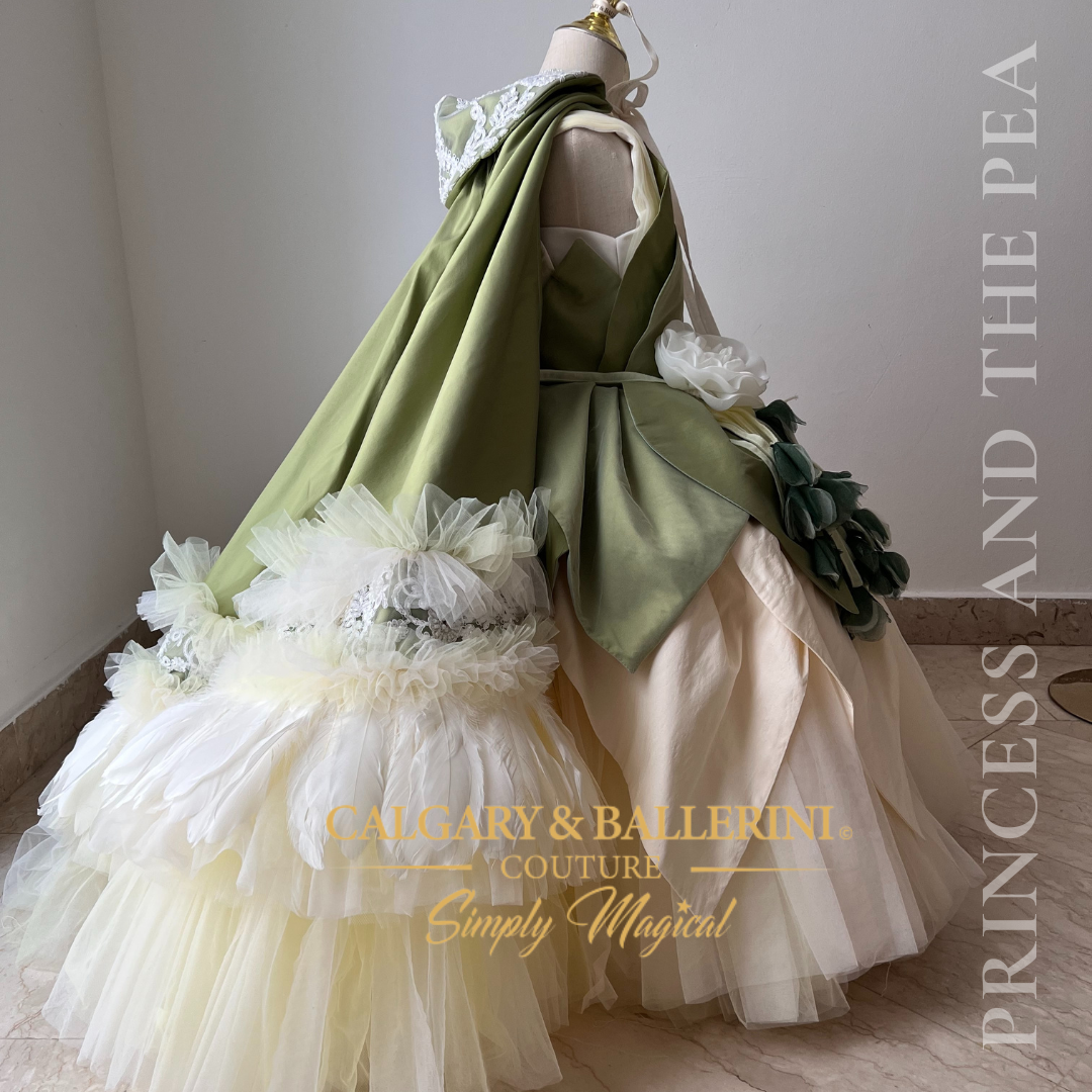 Fairytale Princess and the Frog-inspired gown for birthdays