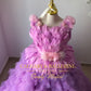 Feather Royal Flower Girl Dress