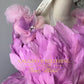 Feather Royal Flower Girl Dress