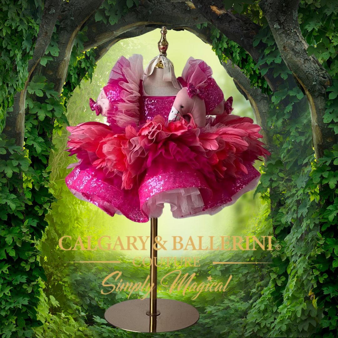 The 2026 Flamingo Royale is an investment-grade heirloom in "High-Vis Pink." Engineered with 360° volume & "No-Itch" Silk Shield. Artisan-crafted in Miami. 21 years of creating master pieces for children birthdays