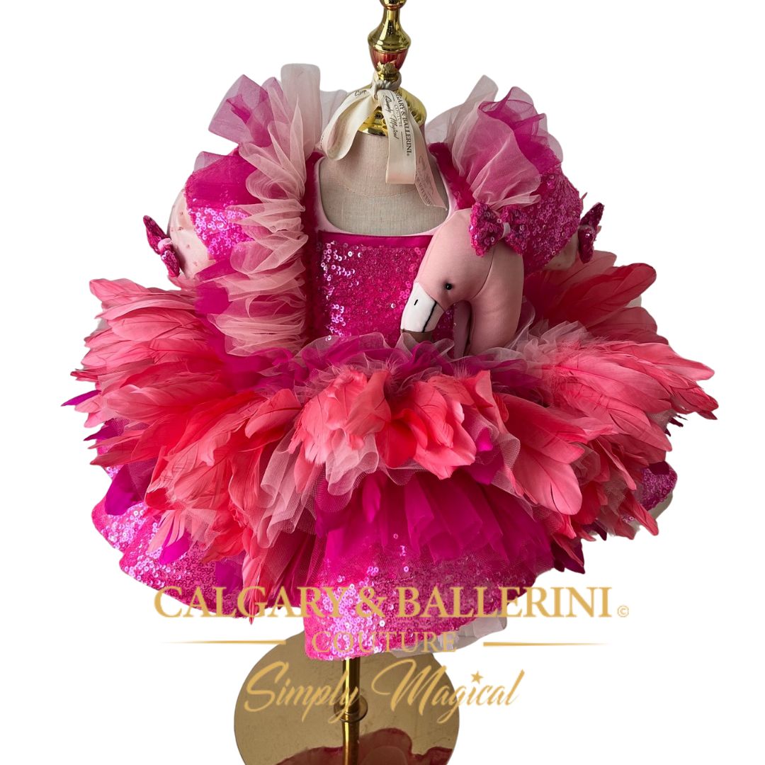 Flamingo Girls Dress-Up Set | Luxury Holiday Gift (Ages 1–8)