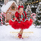 Luxury Gingerbread Christmas Dress Girls | Holiday Party Dress