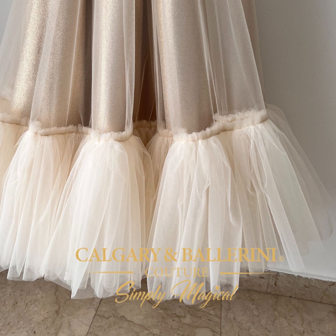 Golden Legacy Baptism Gown | Infant Couture $799 | FINAL SALE COUTURE