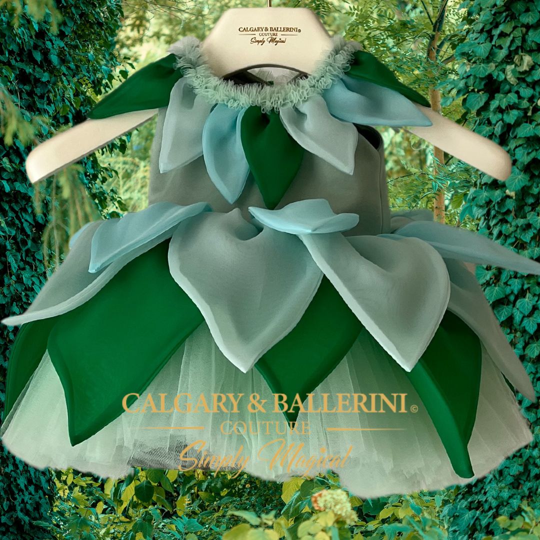 Green Fairy Dress | Luxury Couture Dresses for Babies and Toddlers