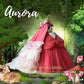 Buy disney princess dresses for girls Aurora-Inspired Gown with Cape | Artisan Handmade Girls Portrait-Grade Couture 2026