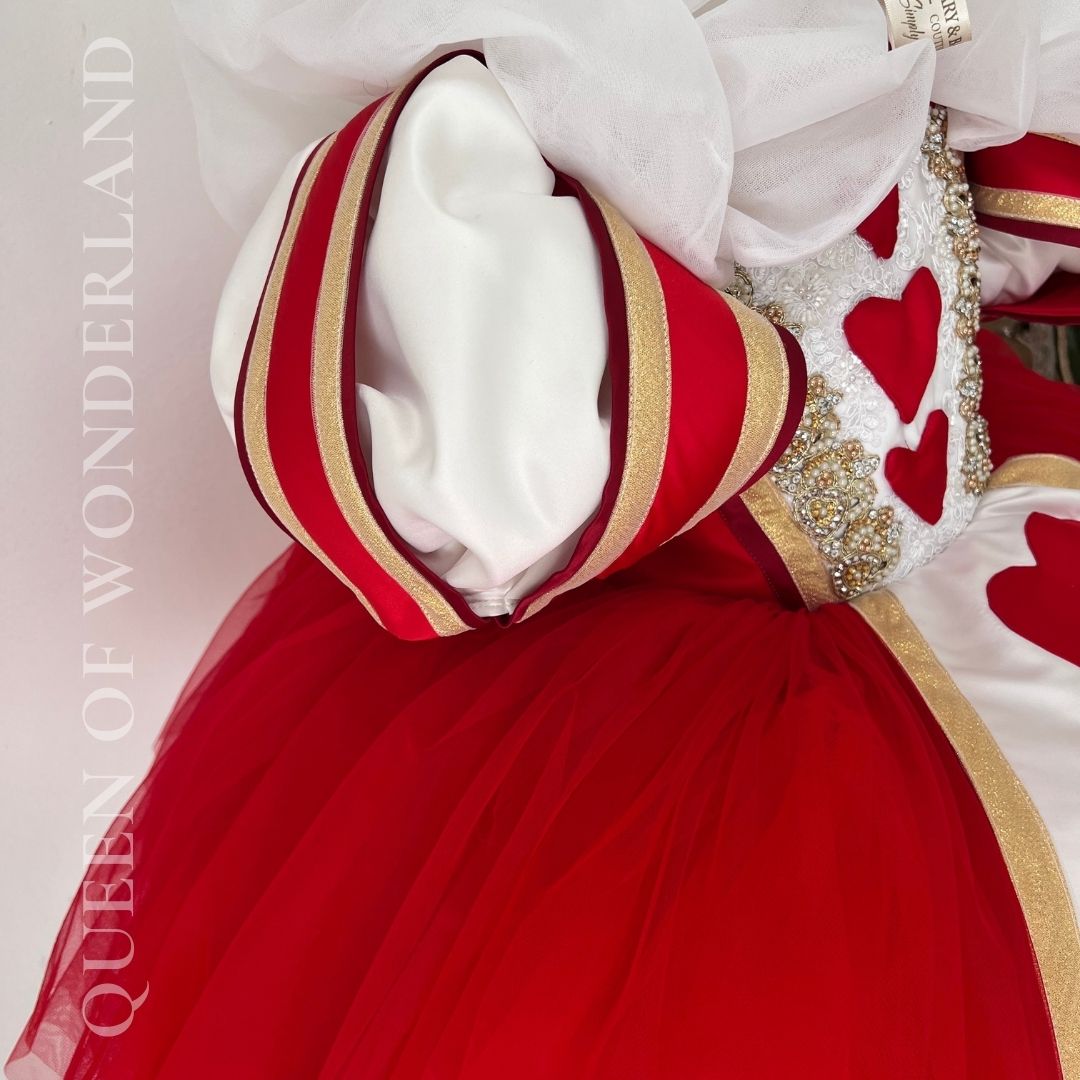 handmade Red queen birthday ball gown