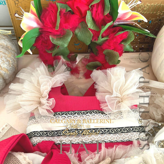 Island princess tropical birthday dress for girls