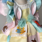 Shop High-End Easter Bunny Outfits – Puffy Toddler Gown with Victorian Lace and Handmade Details, Calgary and Ballerini.
