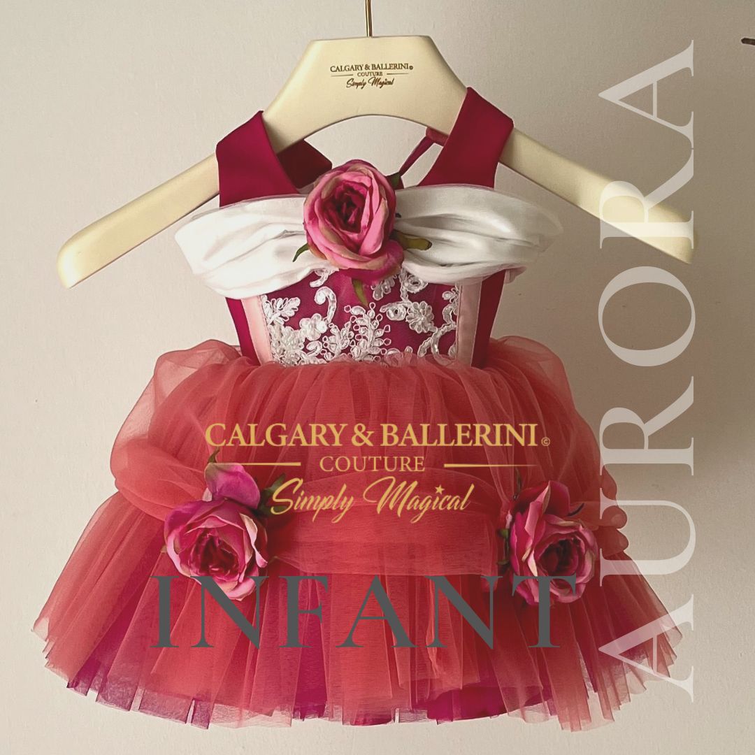 Disney Princess Aurora from Sleeping Beauty couture costume first birthday dress 