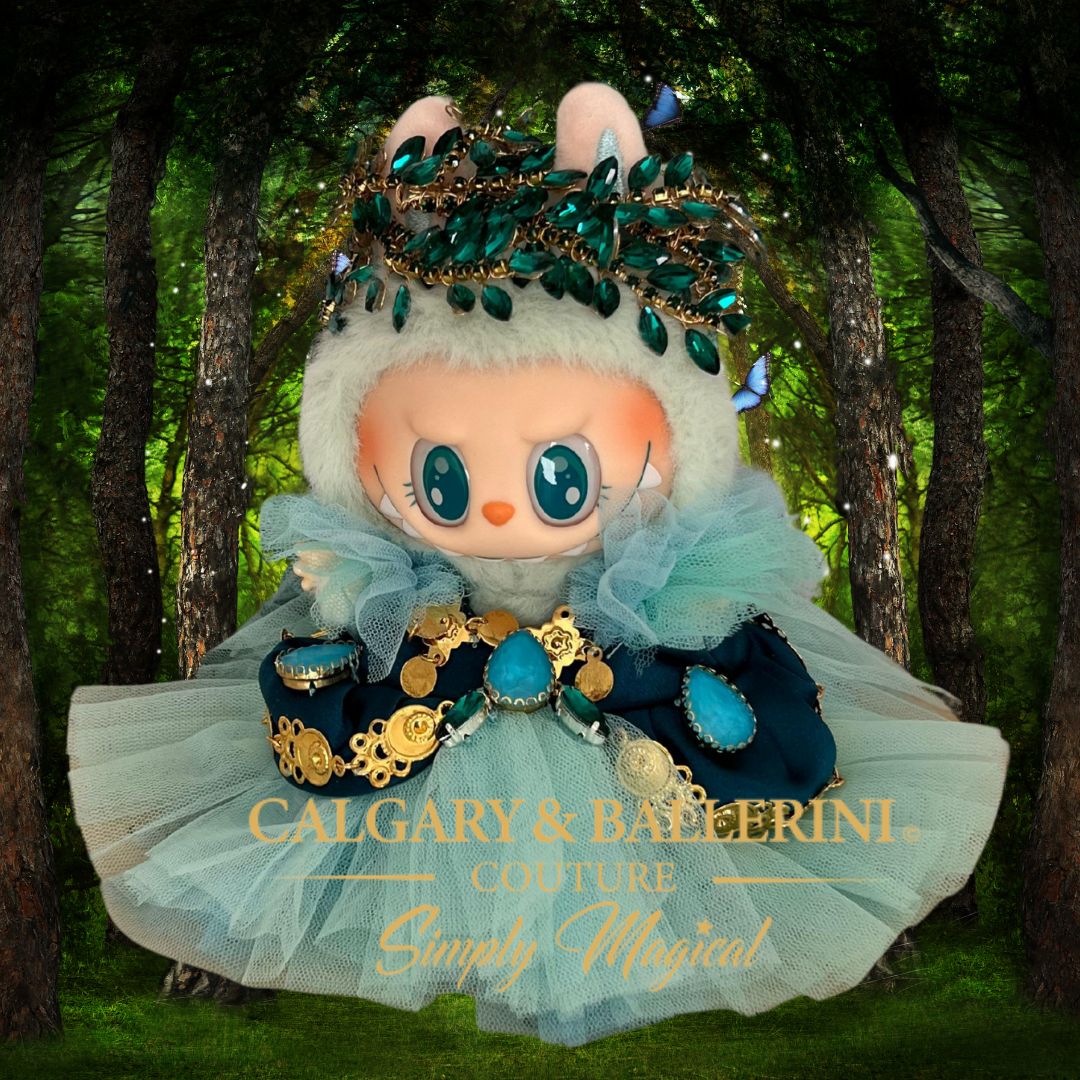 Aladdin Princess Couture Outfit for Labubu Doll