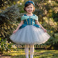 Couture Teal Baby Princess Dress