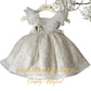 White Baptism Dress Baby  -  FINAL SALE COUTURE