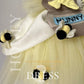 Heirloom Winnie the Pooh Birthday Collection – High-End Yellow Tulle Princess Dress with Artisan Bee Embellishments and Luxury Packaging, Calgary and Ballerini