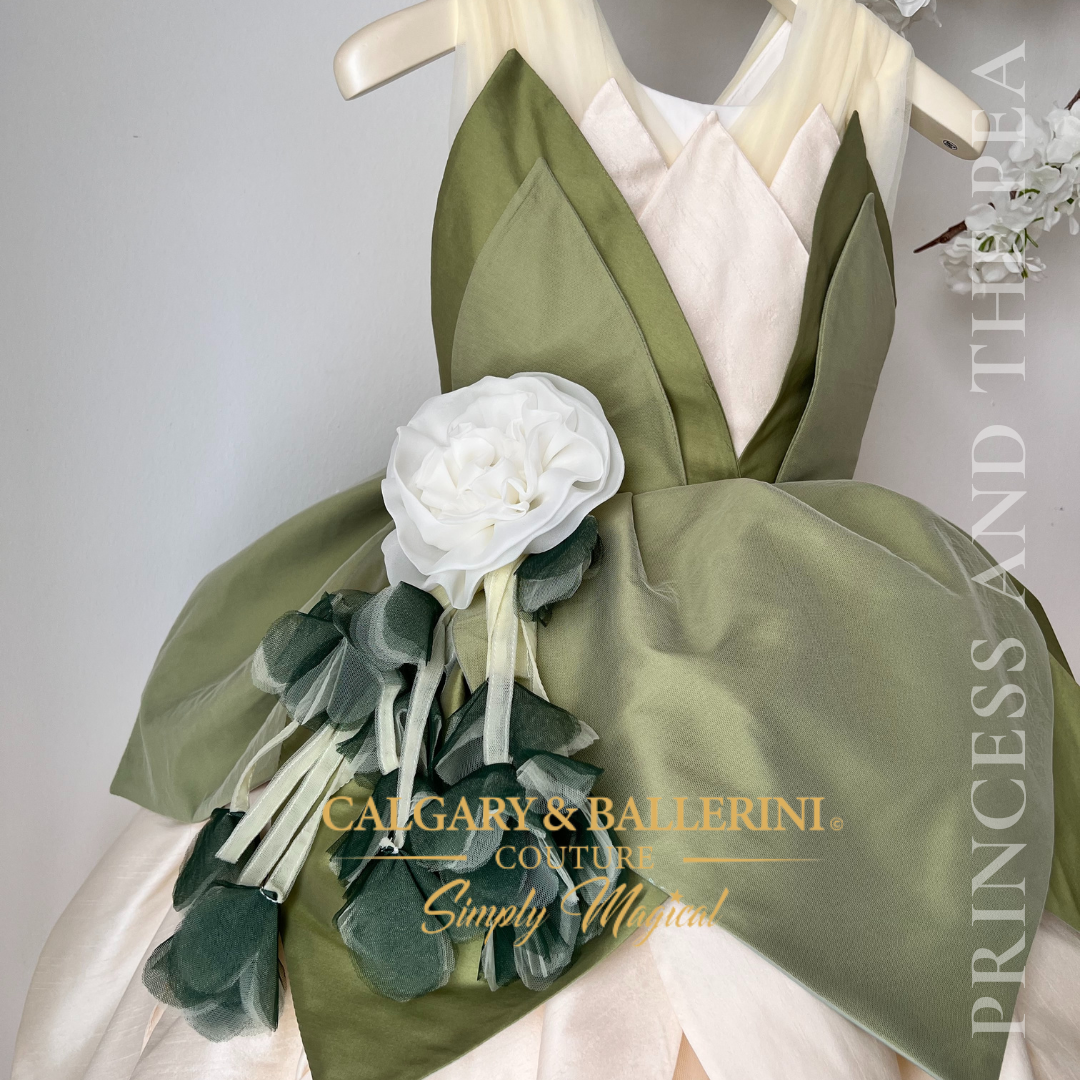 Luxury birthday ball gown inspired by Princess and the Frog