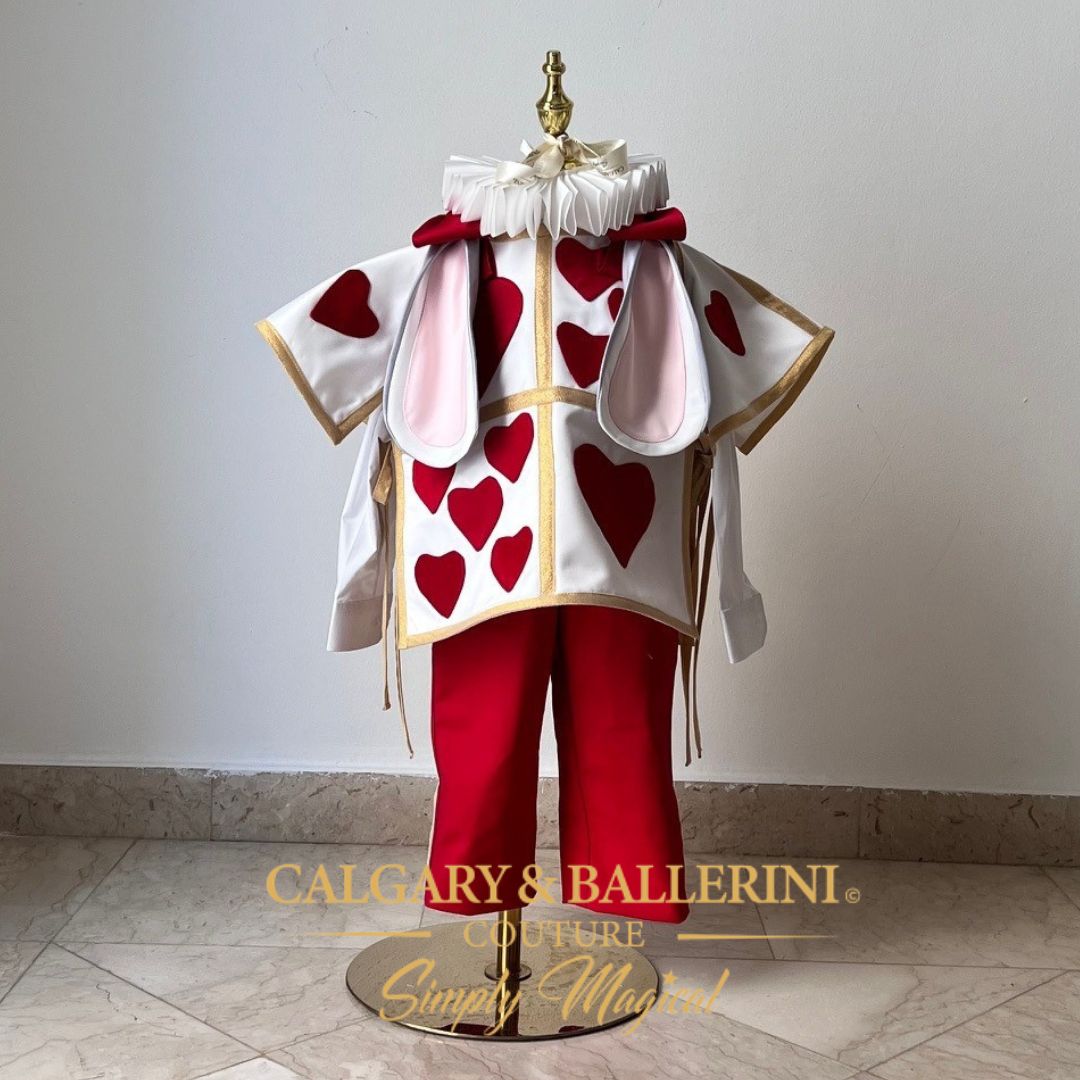 Order Luxury Boys Dress Shirt and Trousers Set – Handmade White Rabbit Inspired Heirloom Birthday Suit for Toddlers, Calgary and Ballerini.