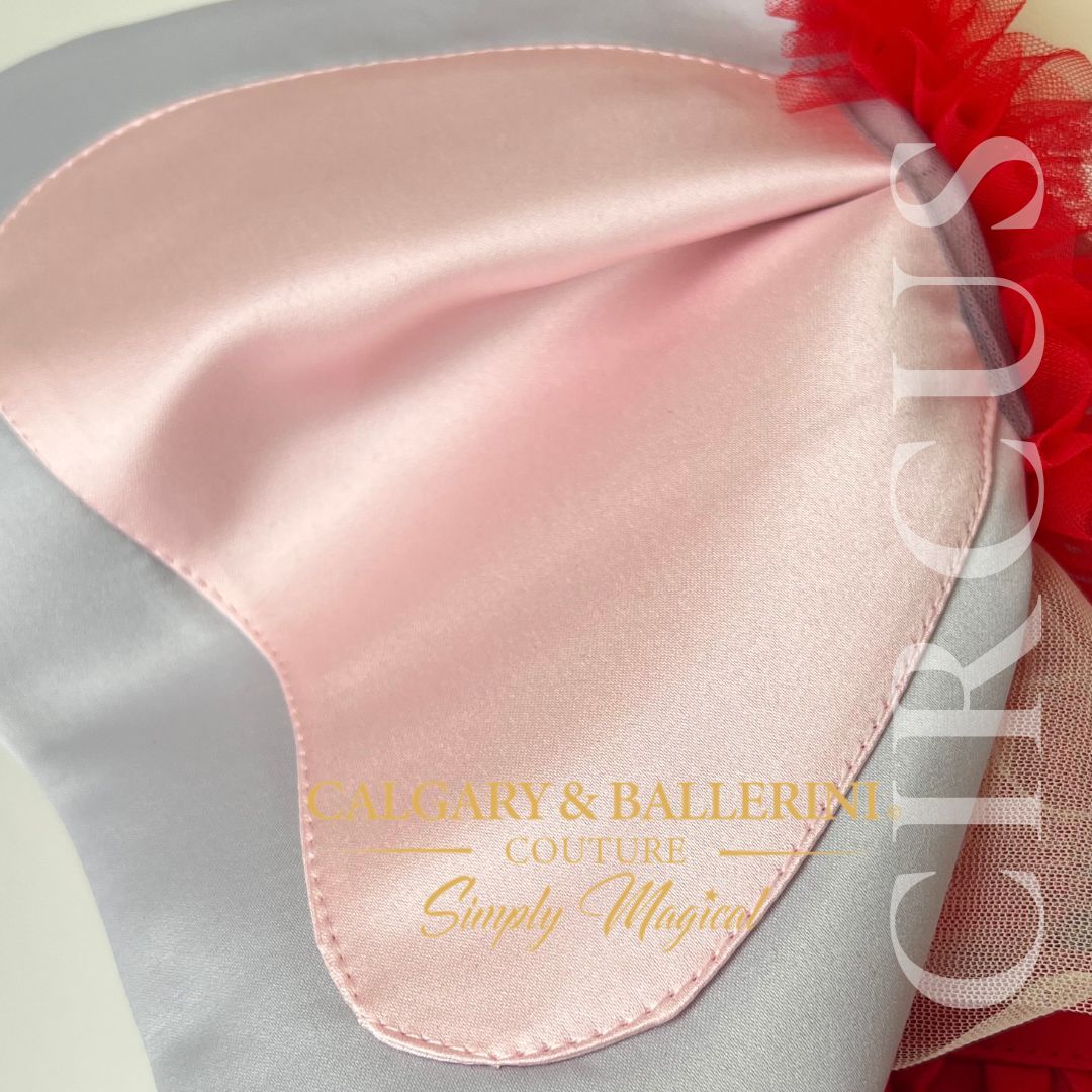 Luxury toddler circus elephant dress with couture detailing and soft tulle layers